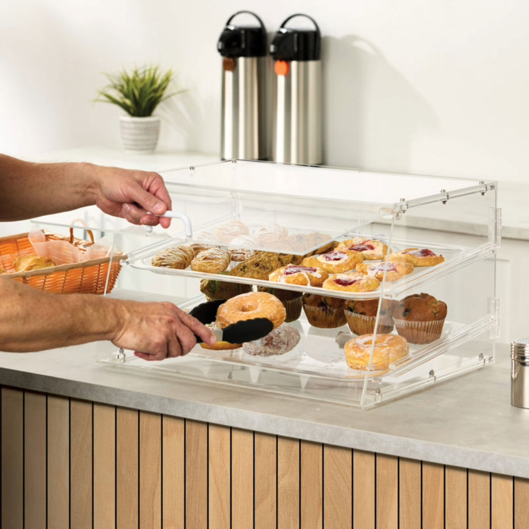 Winco Acrylic Display Case, 2 Level, ADC-2