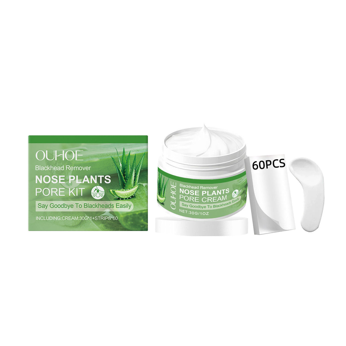 Blackhead Nose Mask Set, Deep Pore Cleansing, Oil Control, Facial Care ,1set