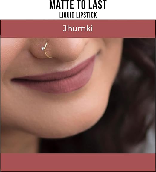 Nykaa Matte To Last ! Liquid Lipstick Jhumki 14