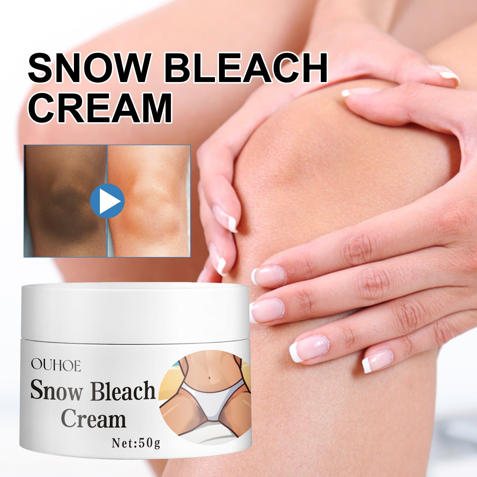 Skin Lightening Cream, Brighten Underarms, Hydrate, Fade Dark Spots, Safe & Gentle ,50g