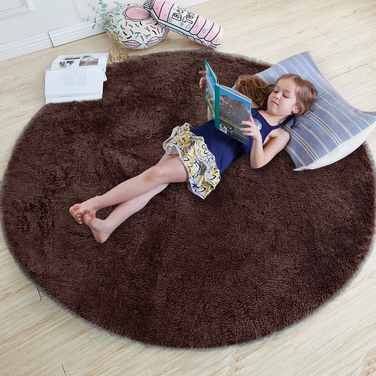 AIESY® Micro-Poly Shaggy Soft Touch Anti-Skid Door Mat for Home