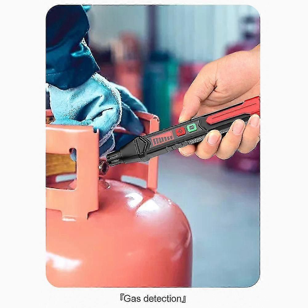 Ht60 Portable Gas Leak Detector Handheld Combustible Gas Detector With Audible And Visual