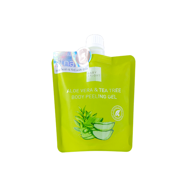 ALOE VERA & TEA TREE BODY PEELING GEL 200ML BABY BRIGHT (B)