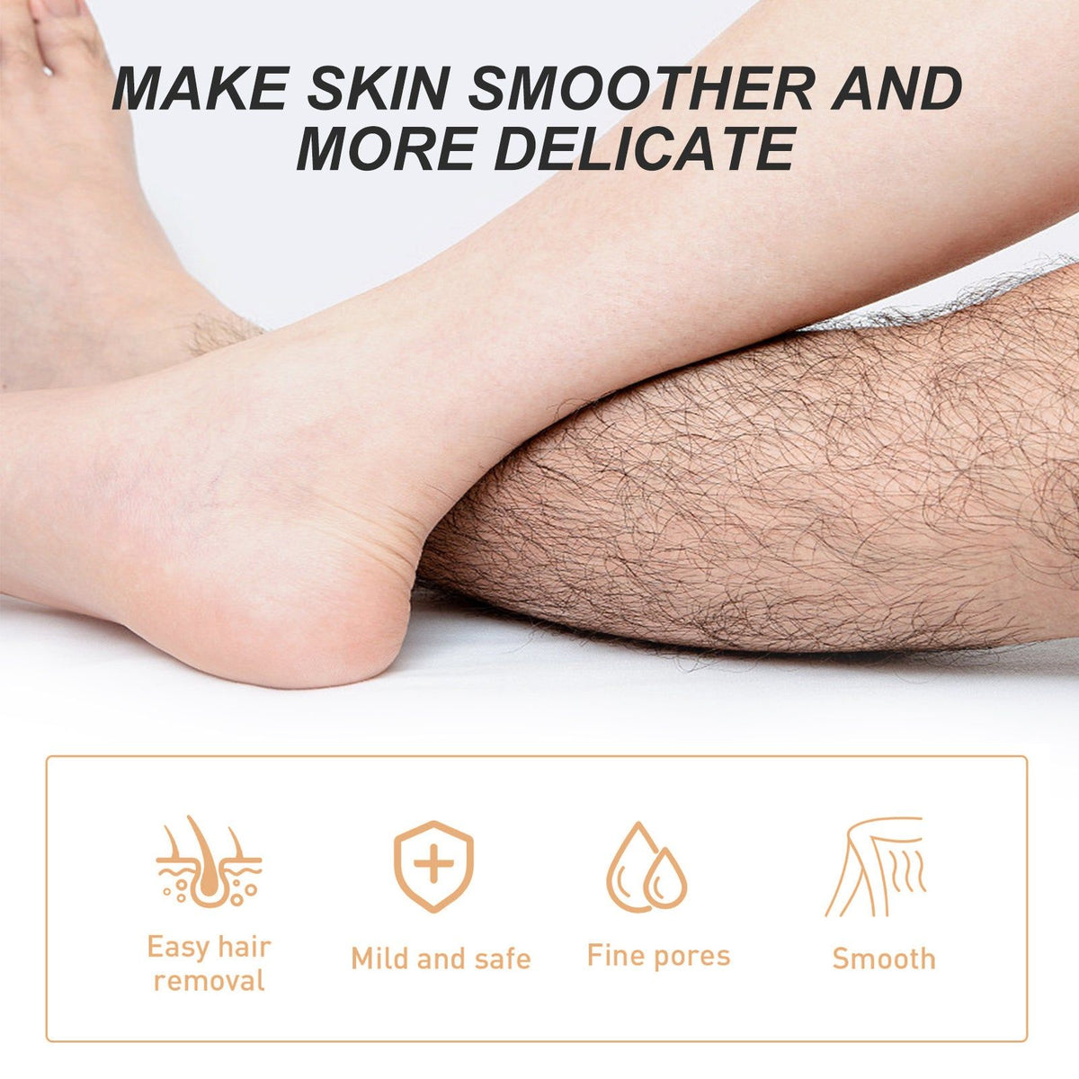 Coconut Hair Removal Cream for Smooth, Clean, and Refreshing Body Skin ,50g