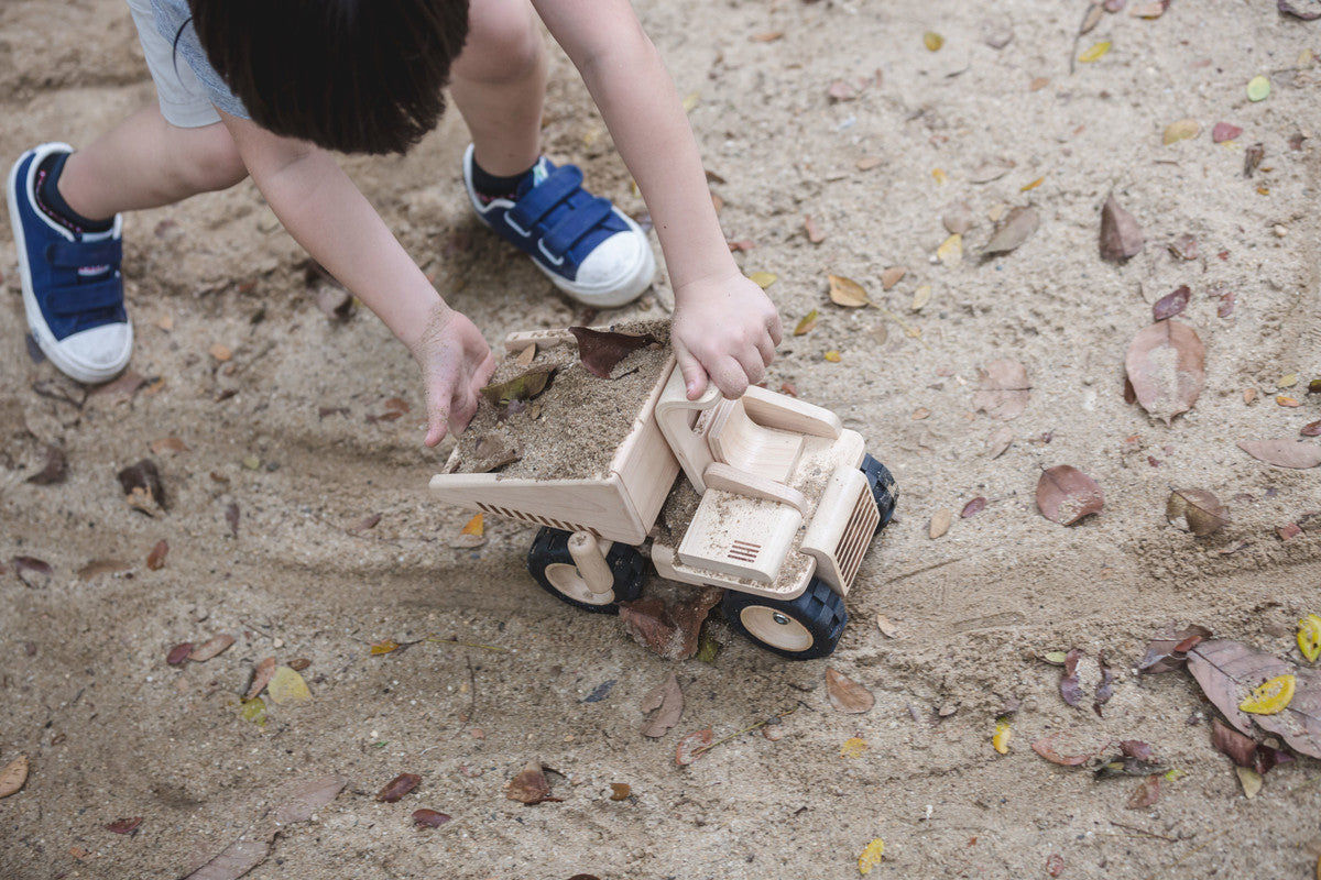 PlanToys Dump Truck — Wooden Toy Vehicle