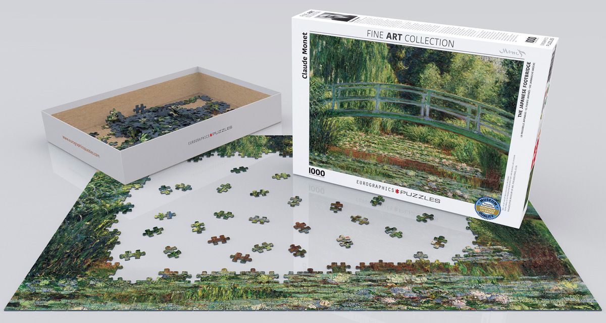 The Japanese Footbridge 1000 Pieces Puzzle