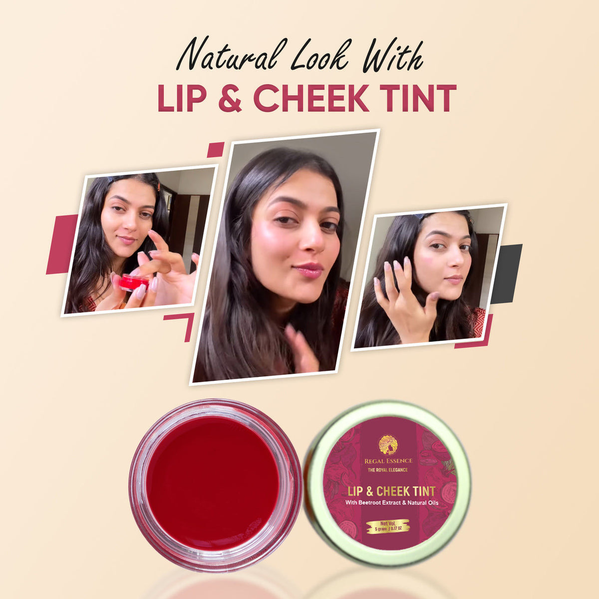 Regal Essence Beetroot Matte Lip Tint Red, 5GM