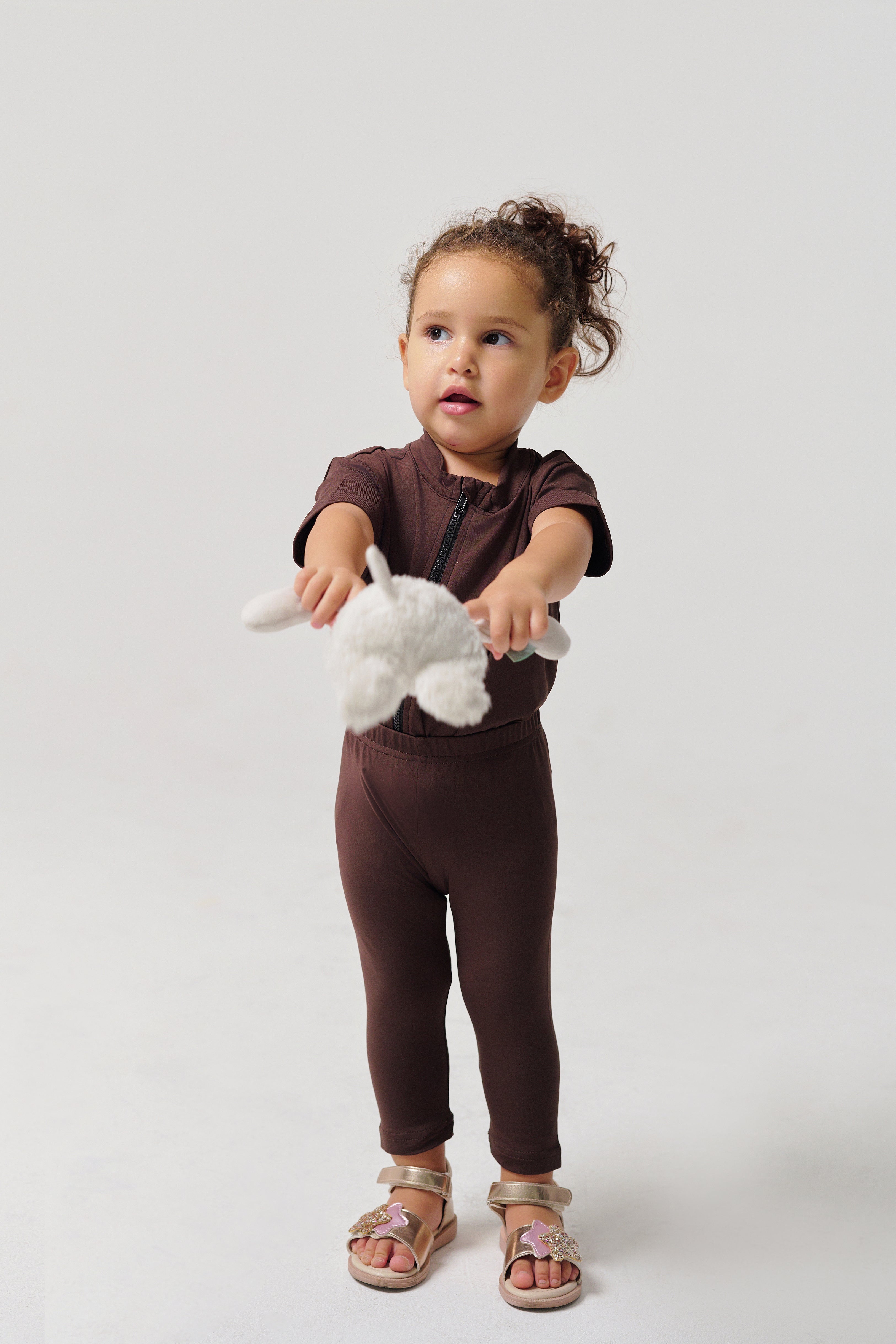 Regular Fit Baby Pants - Dark Brown