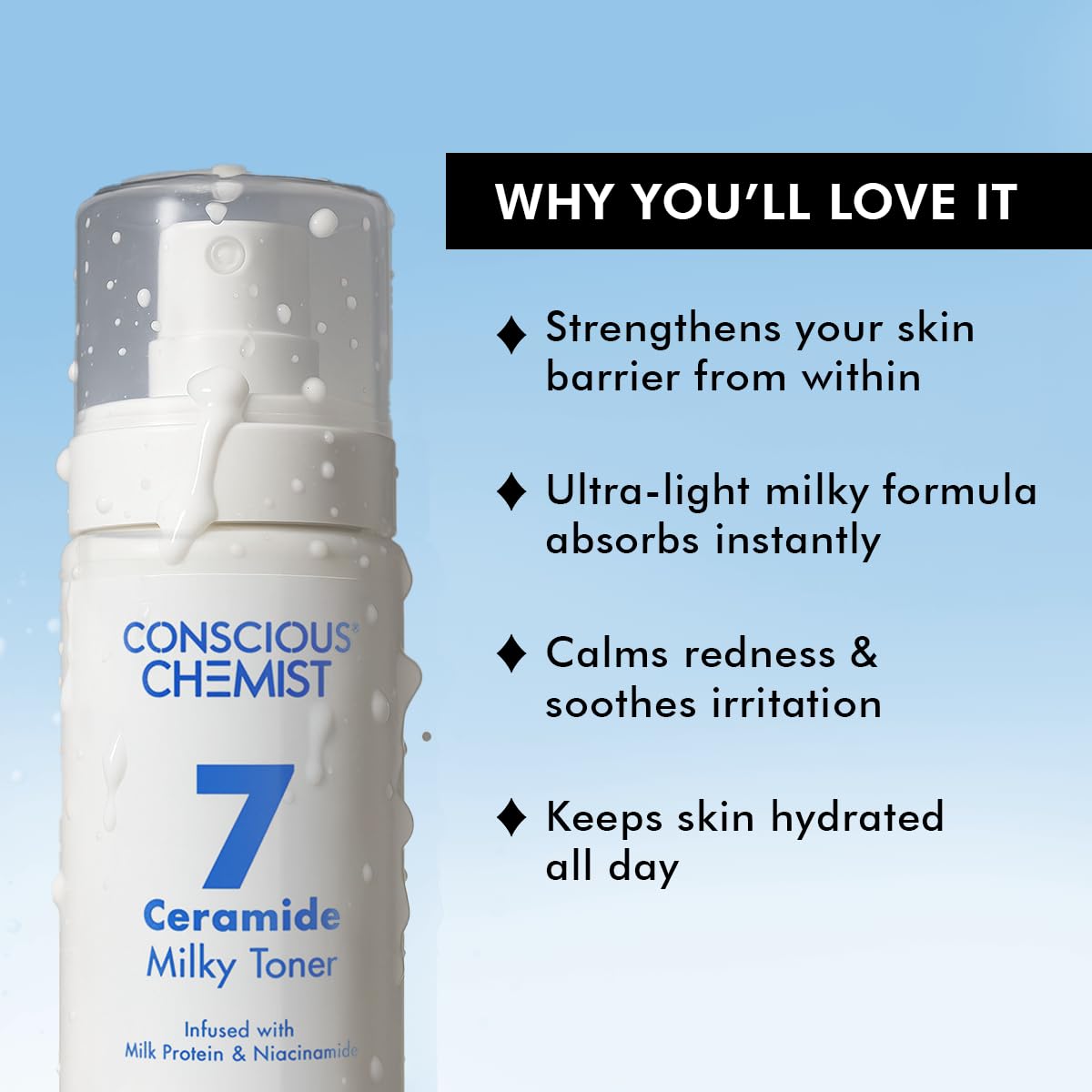 Conscious Chemist Hydrating Milky Face Toner | 100ml
