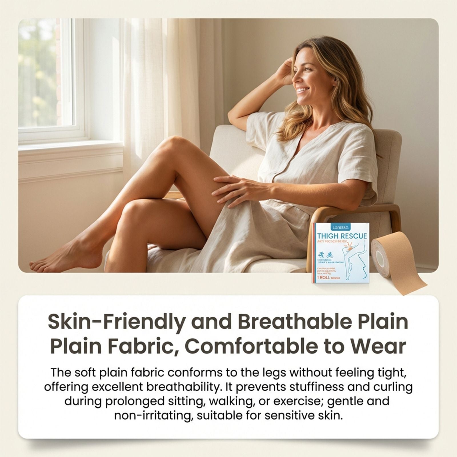 Anti-Chafing Leg Tape Roll Friction Protection