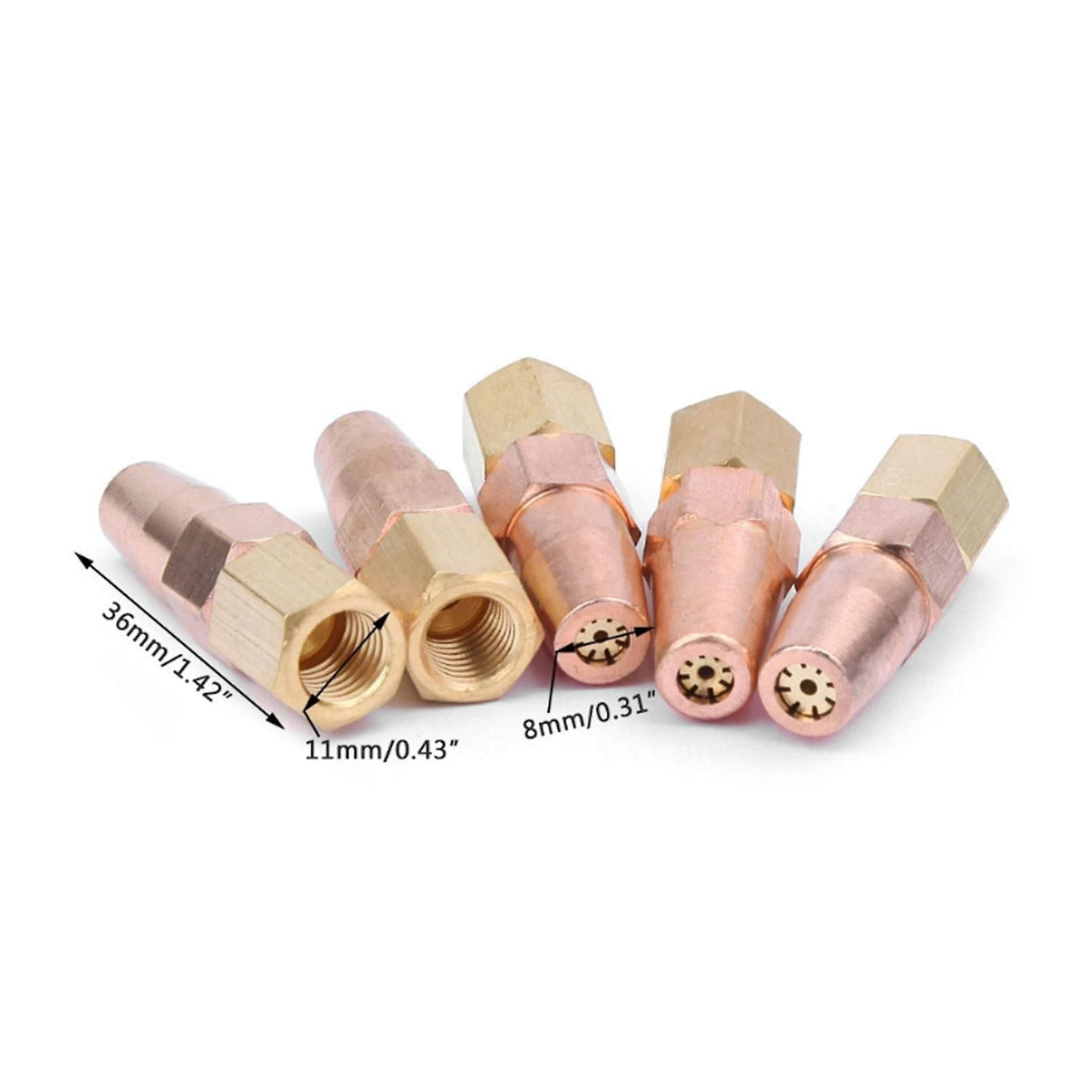 Propane Gas Welding Nozzle H01-6 for Metal Heat Treating