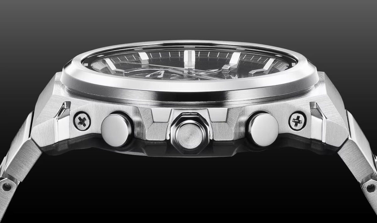 Casio G-SHOCK G-STEEL GST-B1000 Series, Bluetooth Tough Solar Stainless Steel Shock Resistant Watch