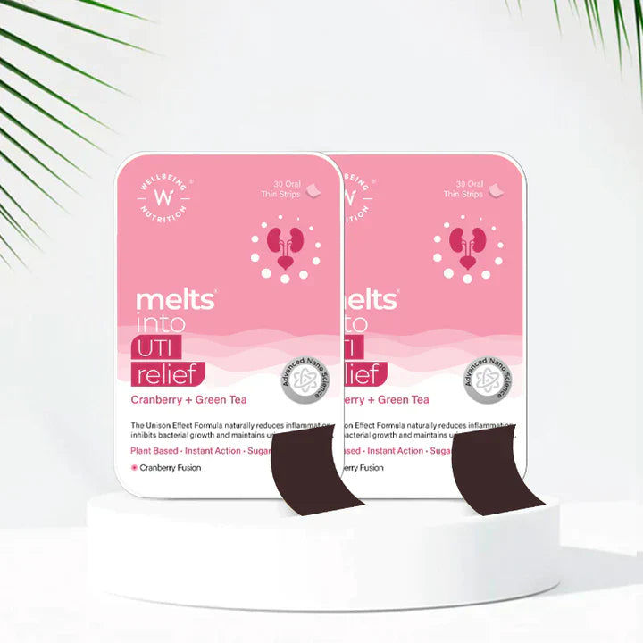 Melts UTI Relief- Cranberry Fusion Flavour, Oral Strips