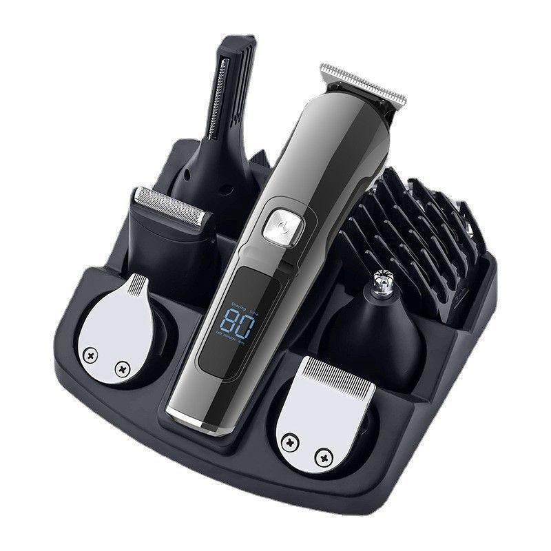 Waterproof Hair Clipper with 5 Combs