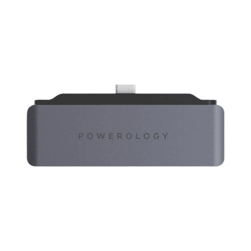 Powerology 4IN1 USB-C Hub With HDMI USB Aux