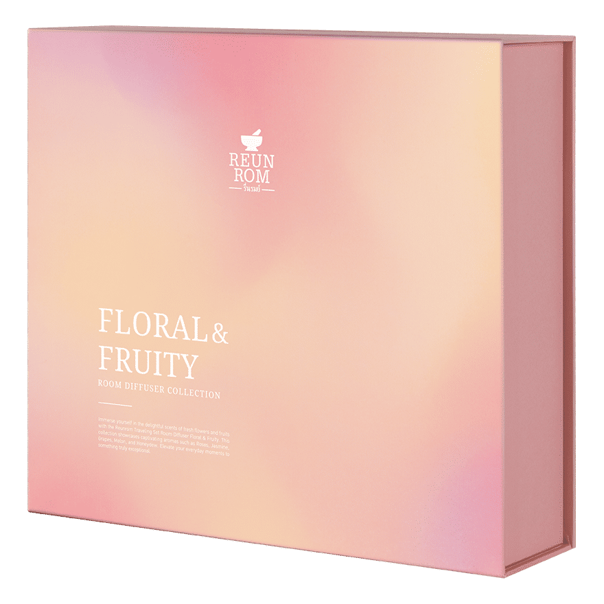 Traveling Set Room Diffuser 30ml x 4Pcs Reunrom Floral & Fruity