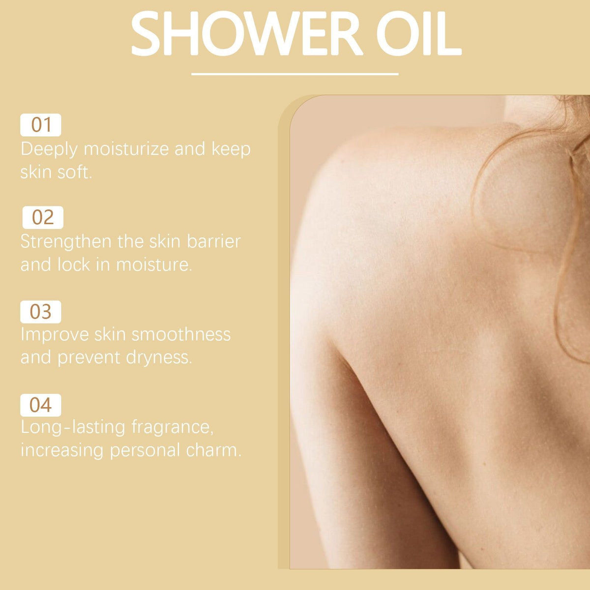 Body Care Nourishing Bath Oil, Hydrates, Moisturizes, Cleanses, Long-Lasting Fragrance ,237ml