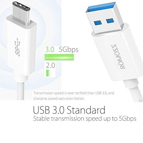 ROMOSS CB31 Type-C 1 m 3.0 High Speed USB Cable Charge Sync up to 5GBPS for OnePlus 2 and Smartphone/New MacBook