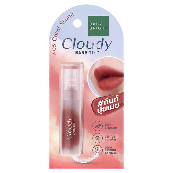 CLOUDY BARE TINT 2.6G BABY BRIGHT (M) #05 CORAL STONE