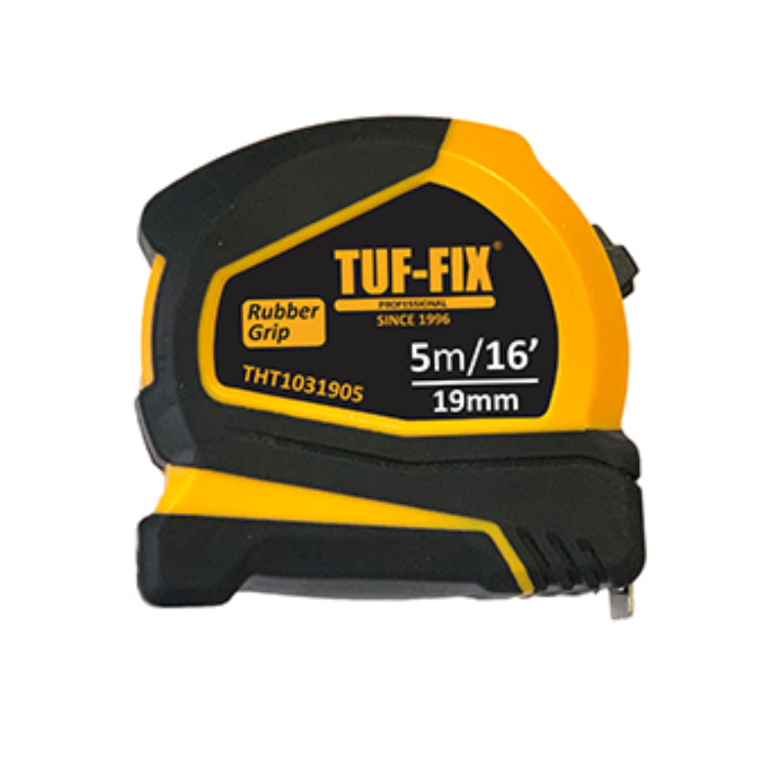 Tuf-Fix Measuring Tape Rubber Grip, 5 metre