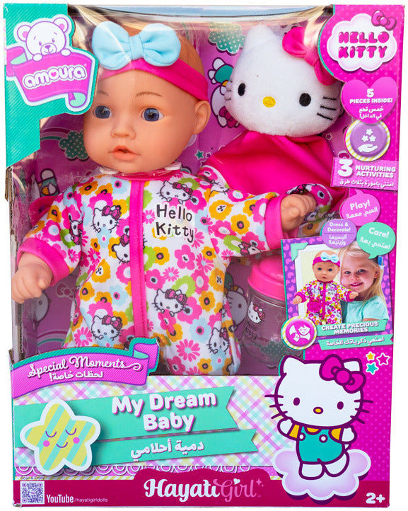 HELLO KITTY AMOURA DOLL MY DREAM BABY SET 12
