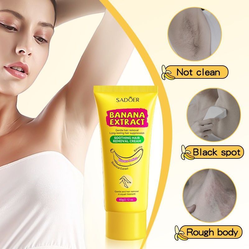 Hair Removal Cream 60g, Fast and Long-Lasting - 001-SD35837