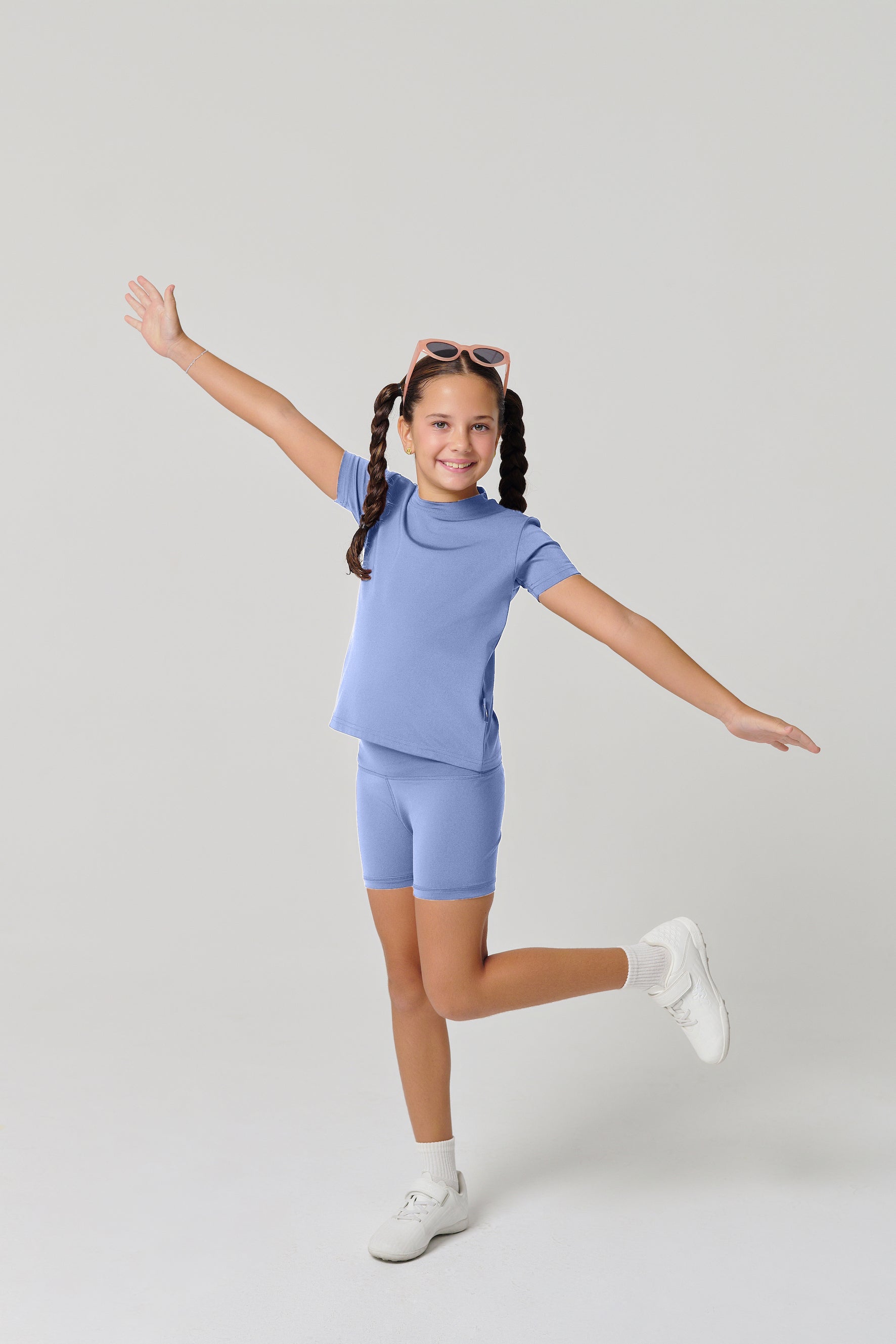 MULU Classic Kids Bikershorts - Light Blue