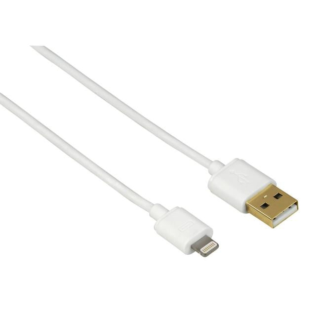 HAMA 102099 CABLE FOR APPLE IPHONE 5/5S/5C/6/6 PLUS/6S/6S PLUS, MFI, 1.5 M, WHITE