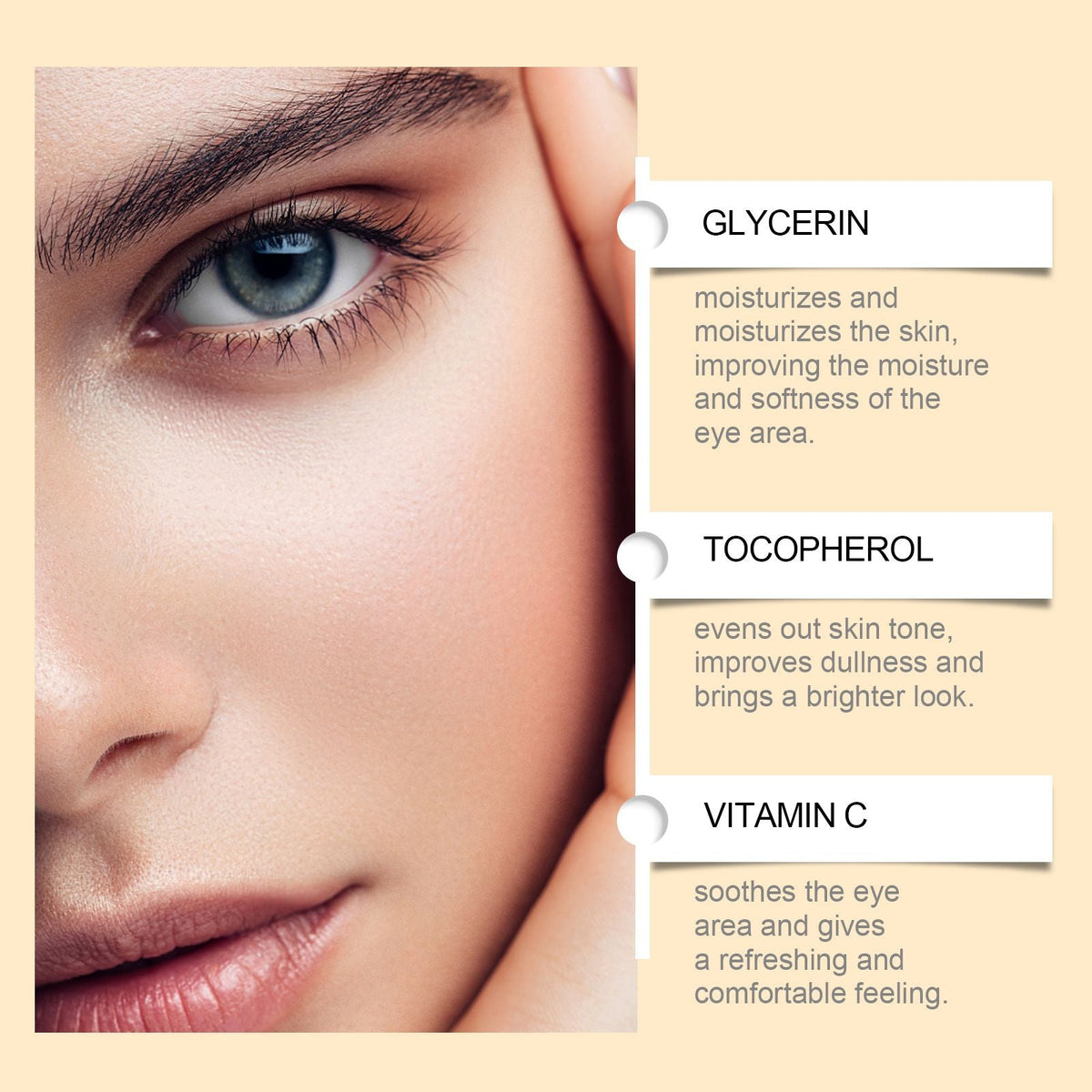 Hydrating Eye Oil Serum for Fine Lines & Dry Skin 10ml