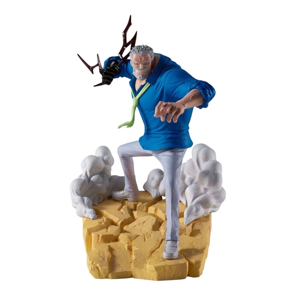 Banpresto Senkozekkei One Piece Monkey D. Garp Figure, 19cm