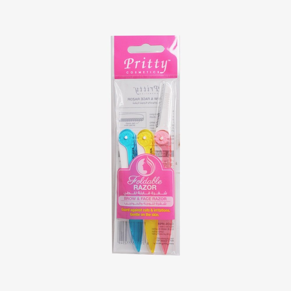 Pritty Foldable Razor, 3pcs