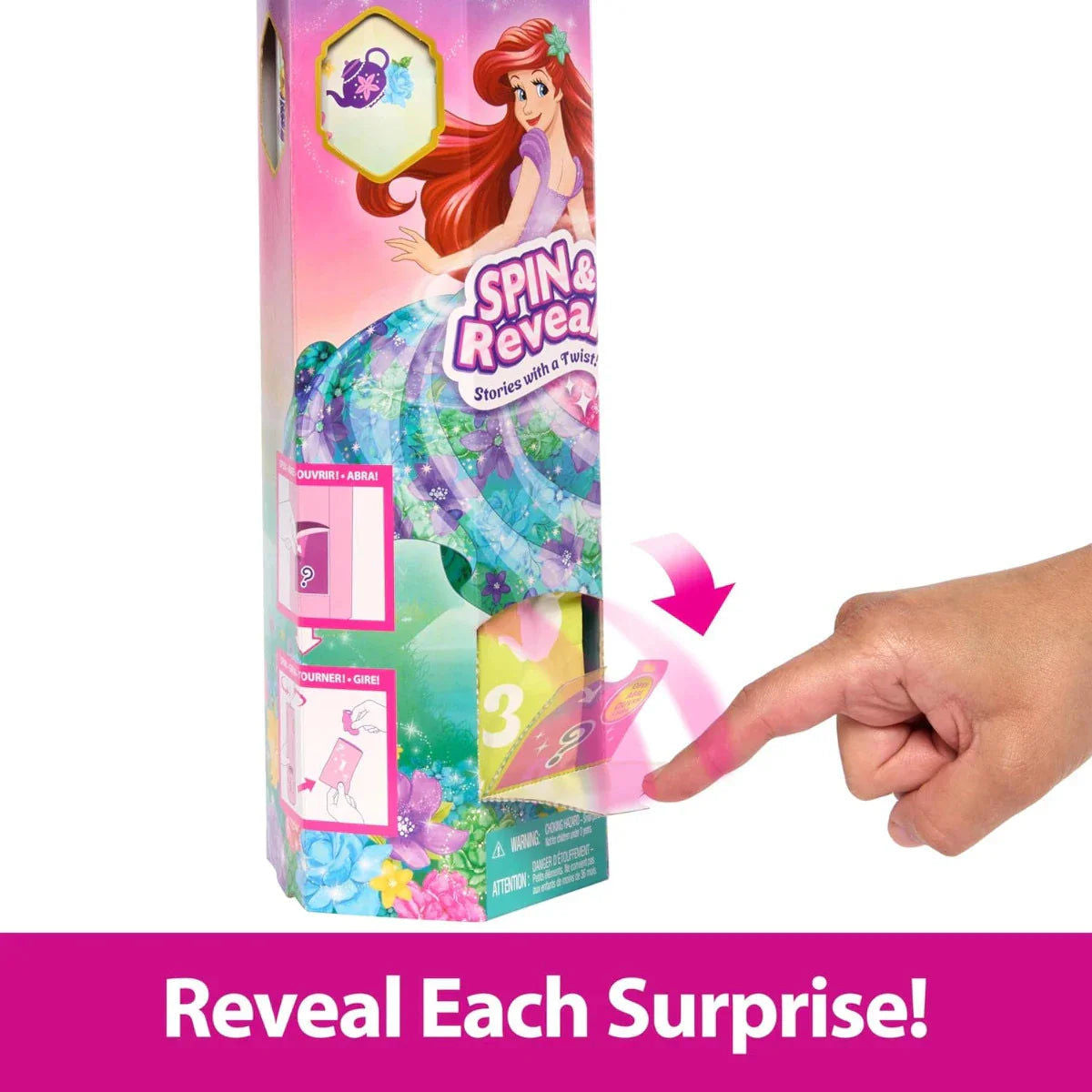 Disney Princess Fashion Doll Spin & Reveal Ariel - Wave 1