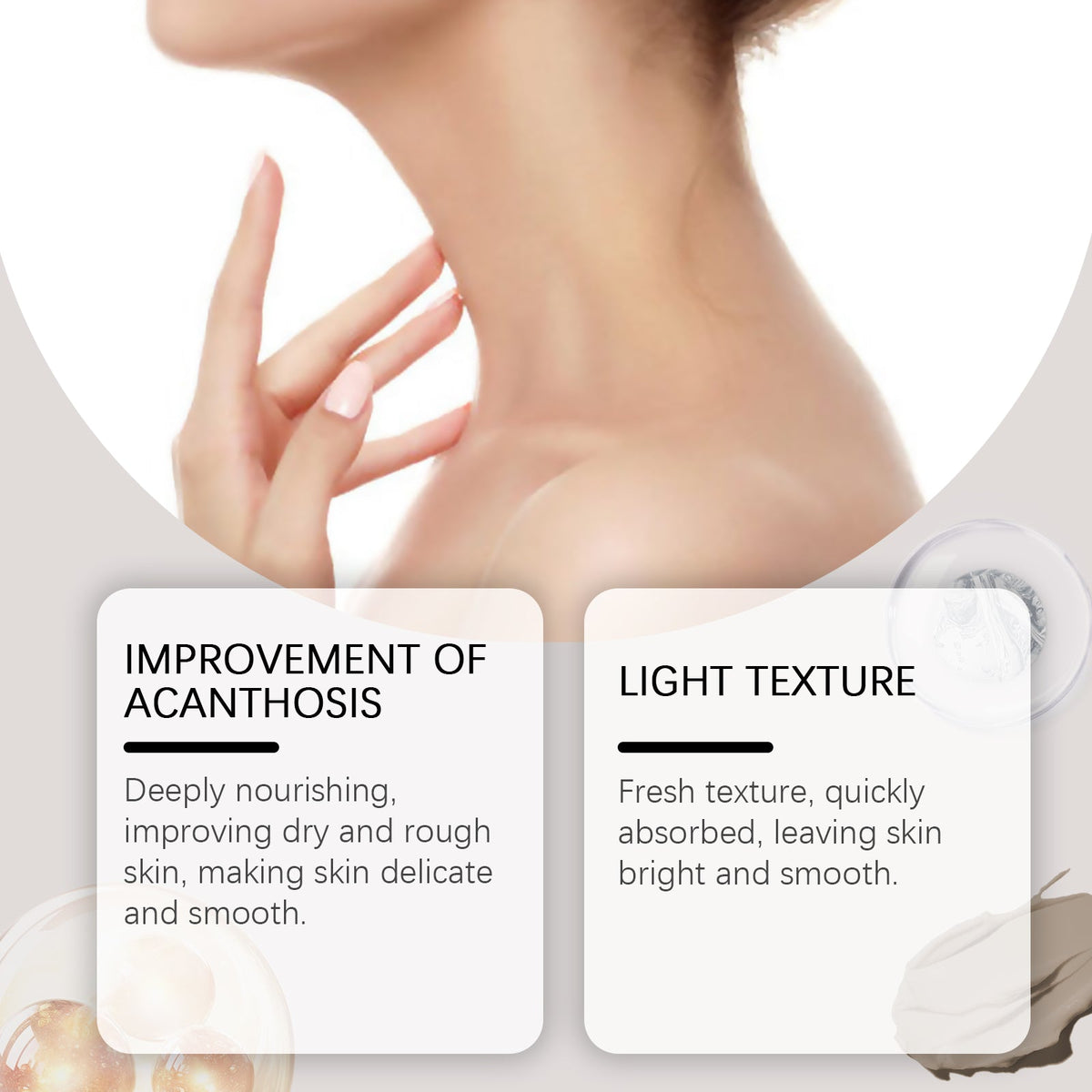 Body Care Cream, Brightening & Repair, Dark Spot Removal, Daily Moisturizer ,30g