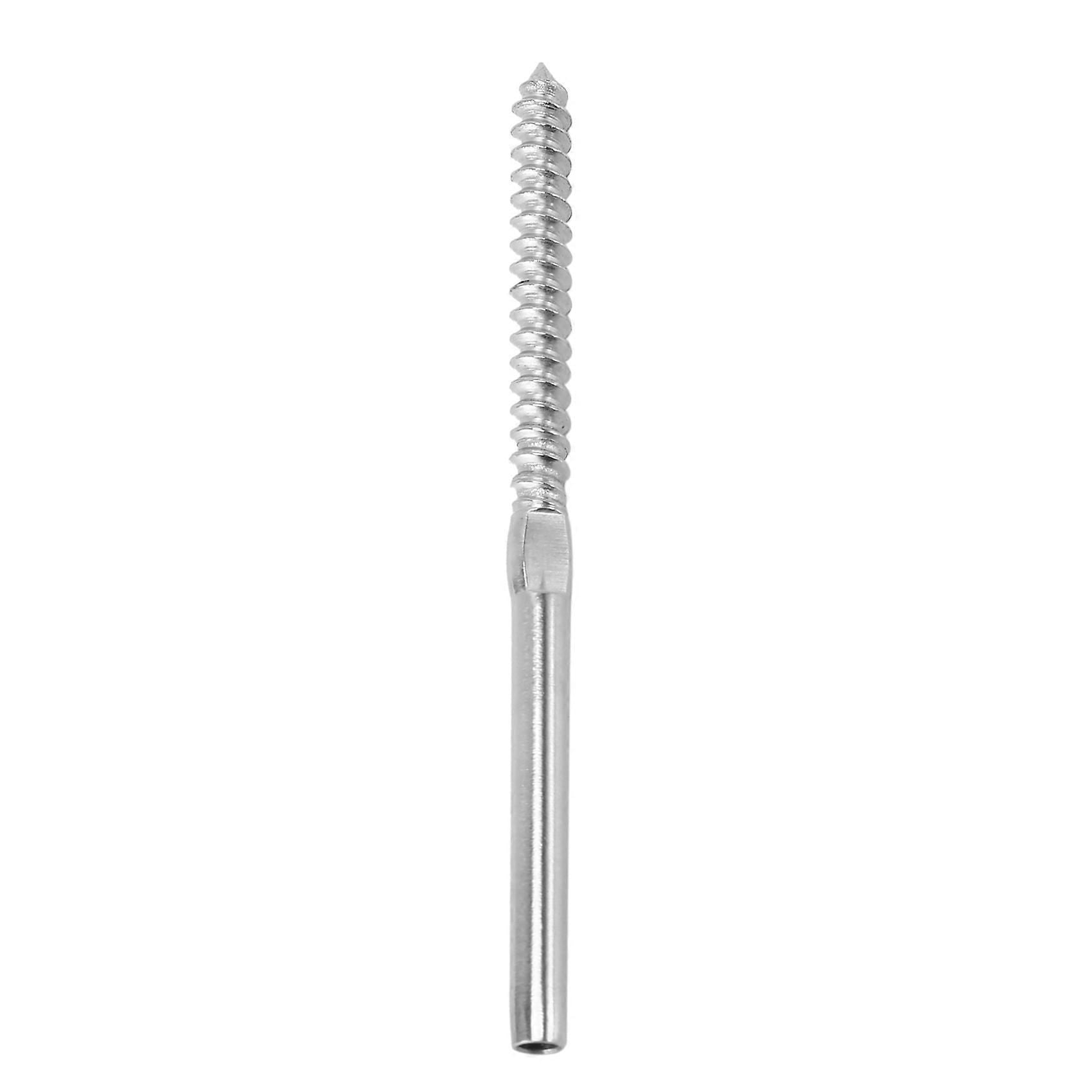 30 Pairs Hand Thread Screws 1/8" Cable Railing for Wood Deck & Stair