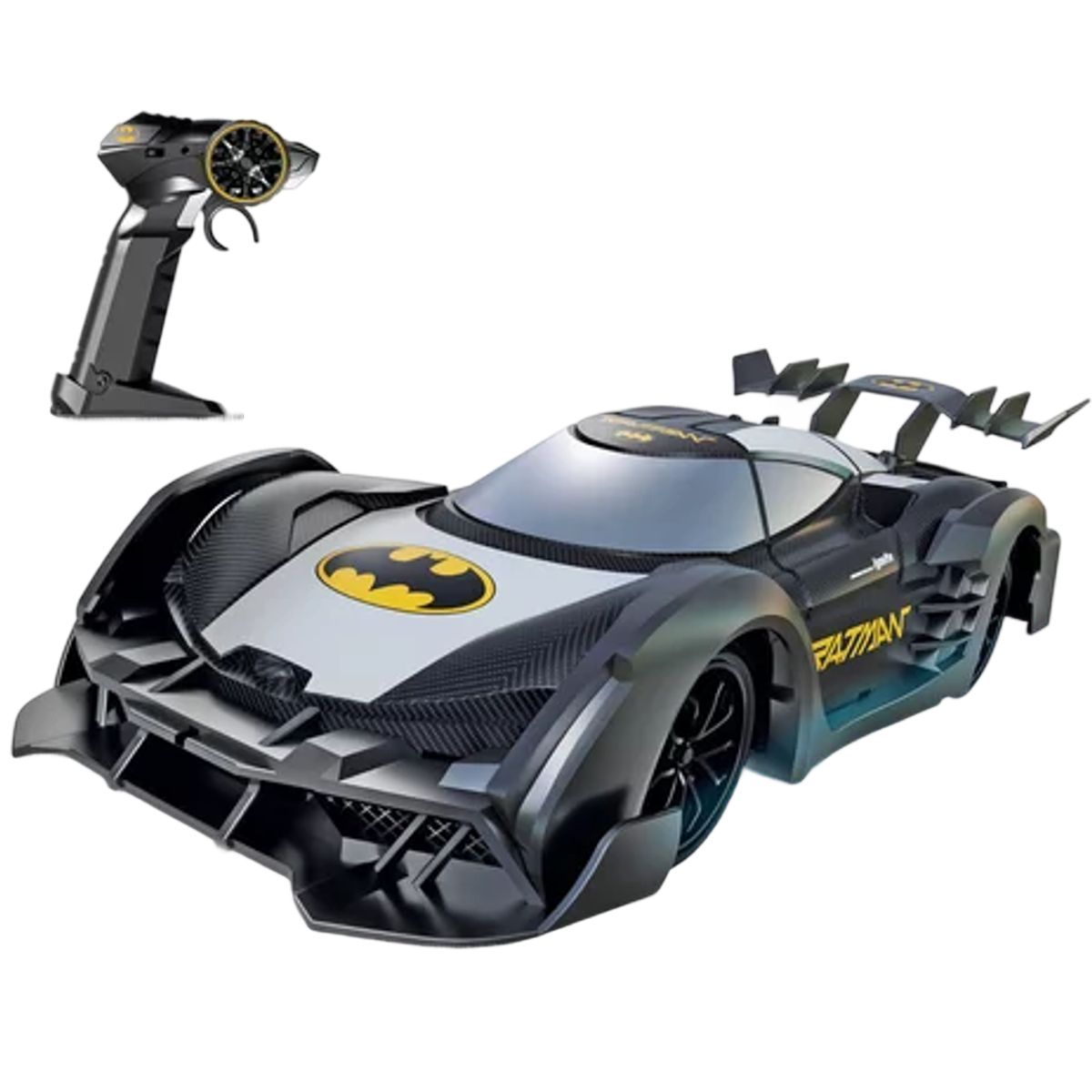 Bladez Toyz DC Batman Batman RC Armoured Racer Car 1:20, Gray, 3+ years