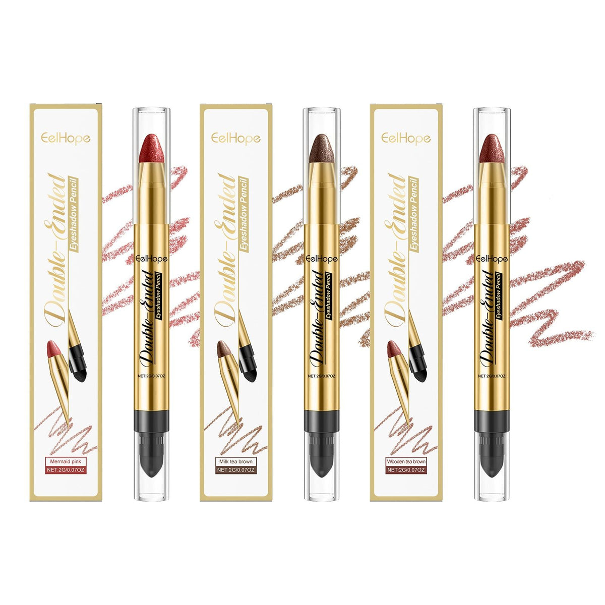 Dazzling Eyeshadow Stick, Face Makeup, Brighten Eyes, Sparkle & 3D Color ,2g