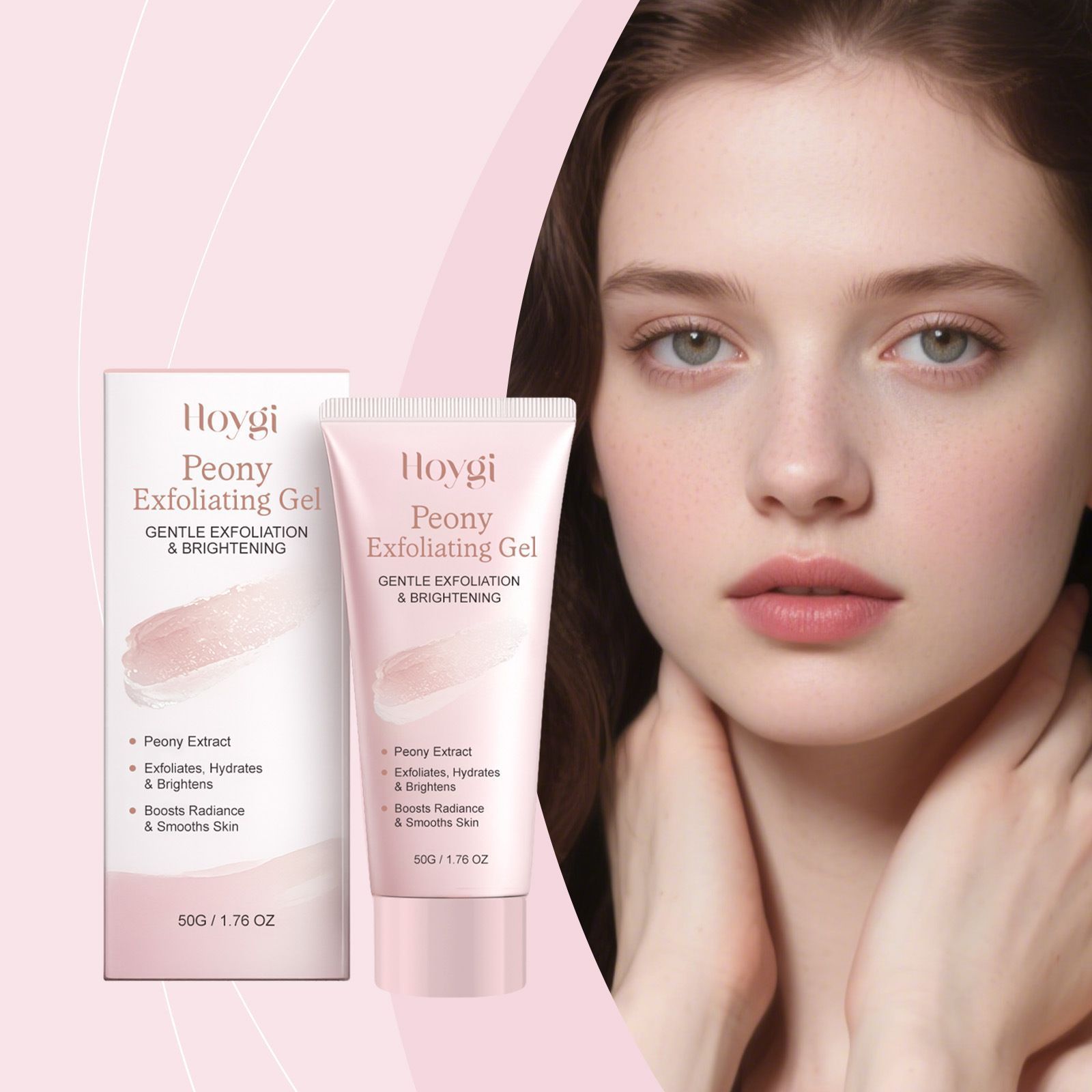 50g Exfoliating Face Gel with Peeling and Dead Skin Removal