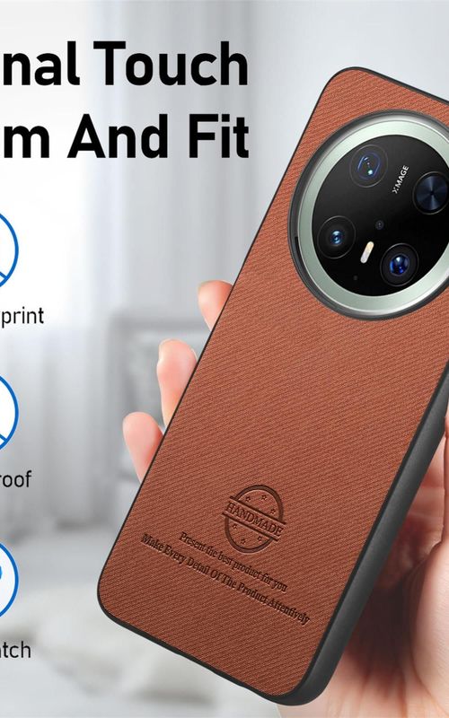 Twill Fabric Leather Phone Case For Huawei Mate 70 Pro+