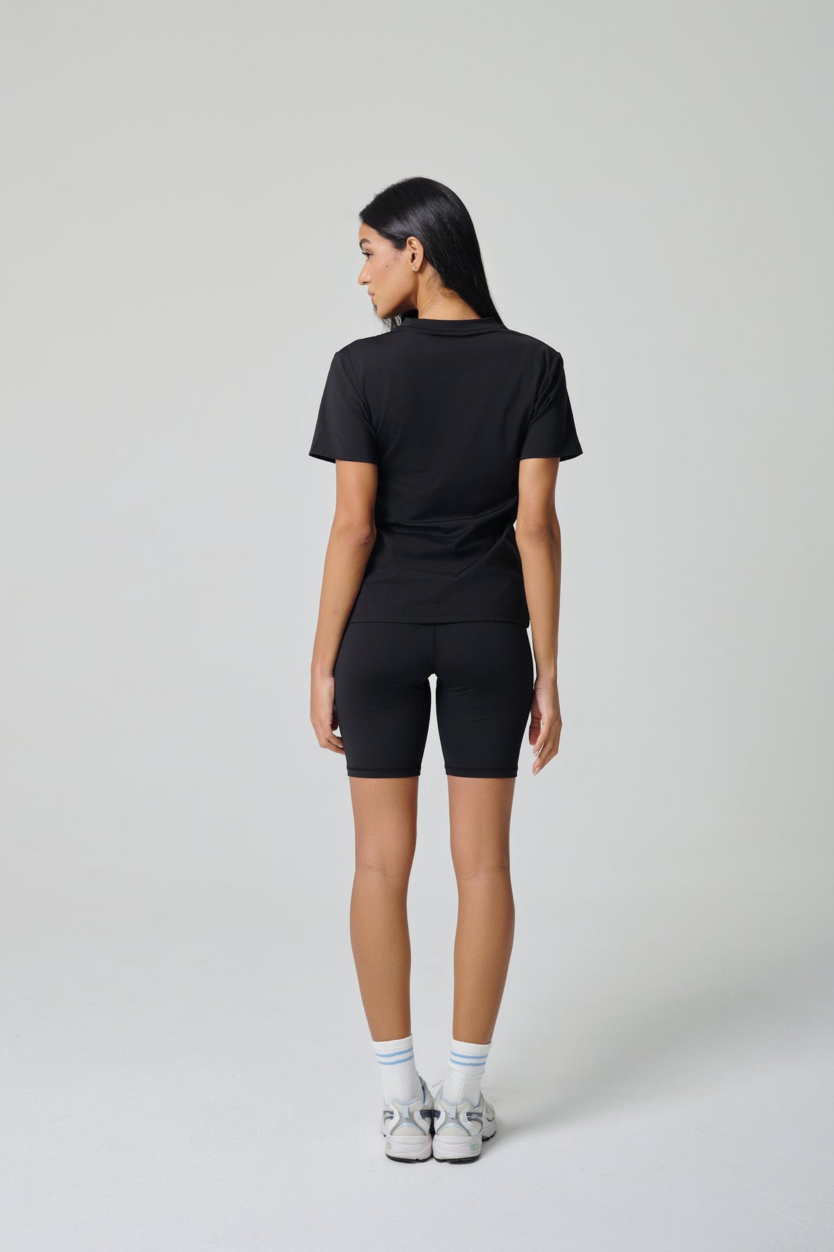 Women Biker Shorts - Black