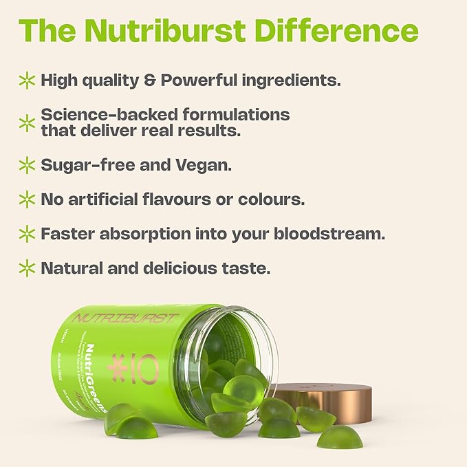 Nutriburst Nutri Greens 60 Gummies