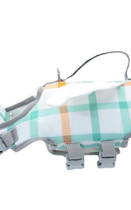 Dog Life Jacket Pet Float Coat Safety Vest Summer Dog Swimming Clothes Lifesaver