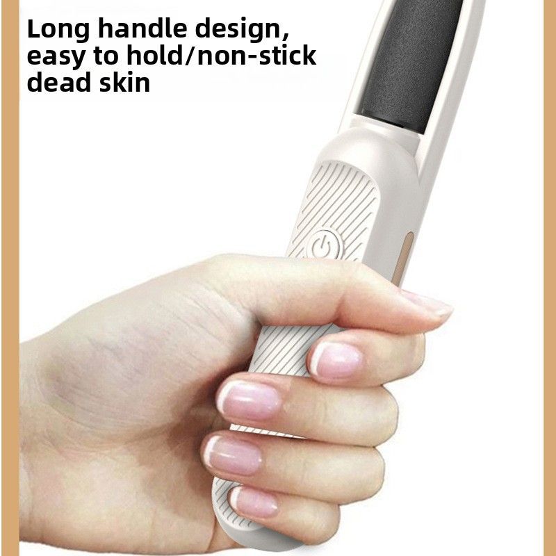 USB Electric Foot Callus Remover for Hard Skin White Pearl