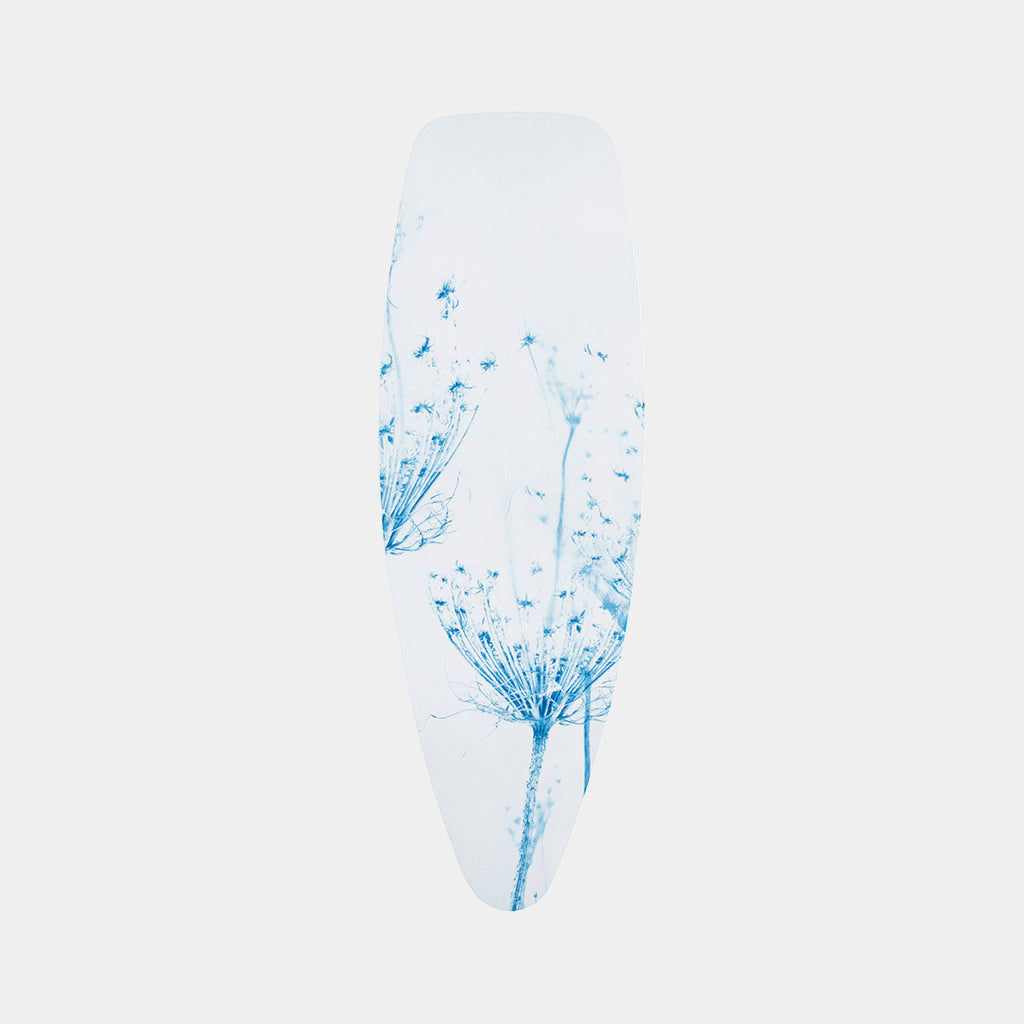 Brabantia 132728 Iron Table Cover D,135x45cm,Cotton,2mm Foam Cotton Flower