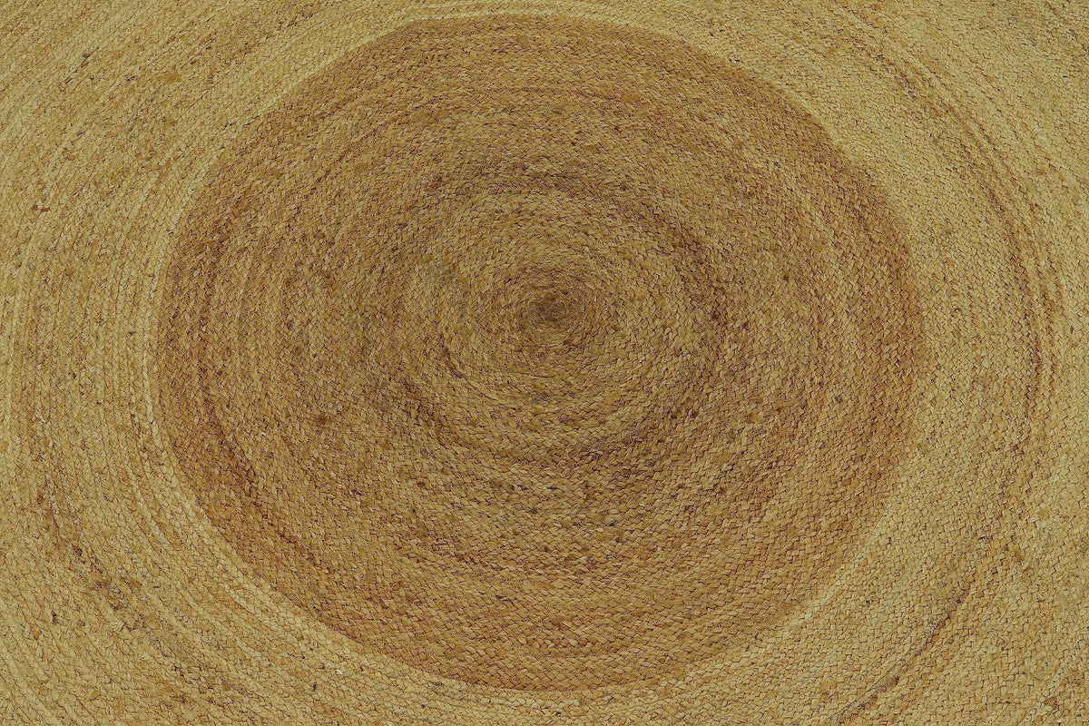 AIESY® Collection Circle Area Jute Rug Ideal Rug for Traffic Area