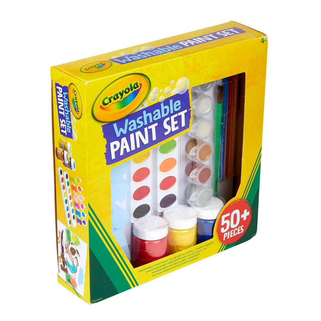 Crayola Washable PAINT SET, 50 Pieces