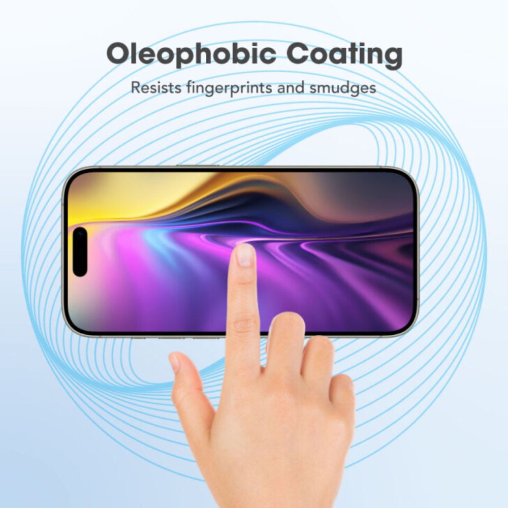 Blupebble Graphene Rock Series 2.5D Tempered Glass Screen Protector for iPhone 17 Series