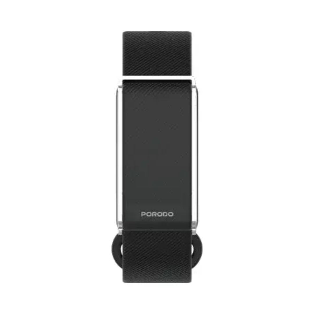Porodo Activex Smart Fitness Band & Earbuds, Black