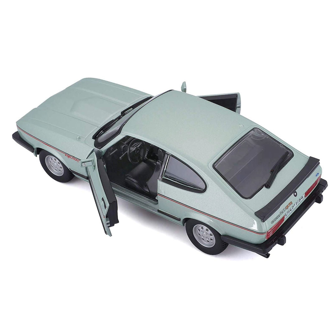 Bburago 1982 Ford Capri GT, Die-Cast Car, 1:24, Green