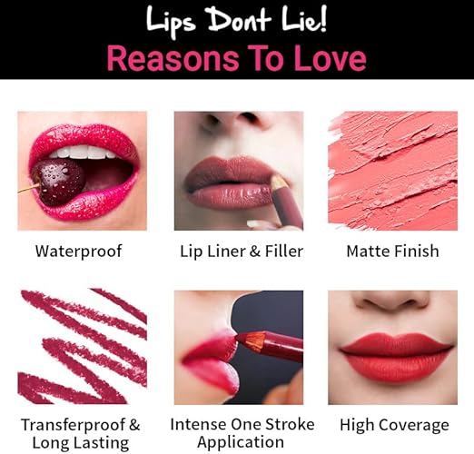 Nykaa lips Don't Lie Lip liner Lover Boy08