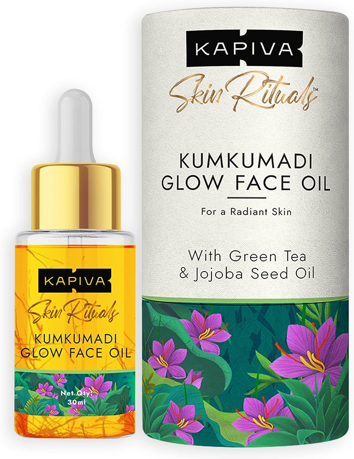 KAPIVA Glow Kumkumadi face Wash + Aloe Rose gel + Kumkumadi face oil combo